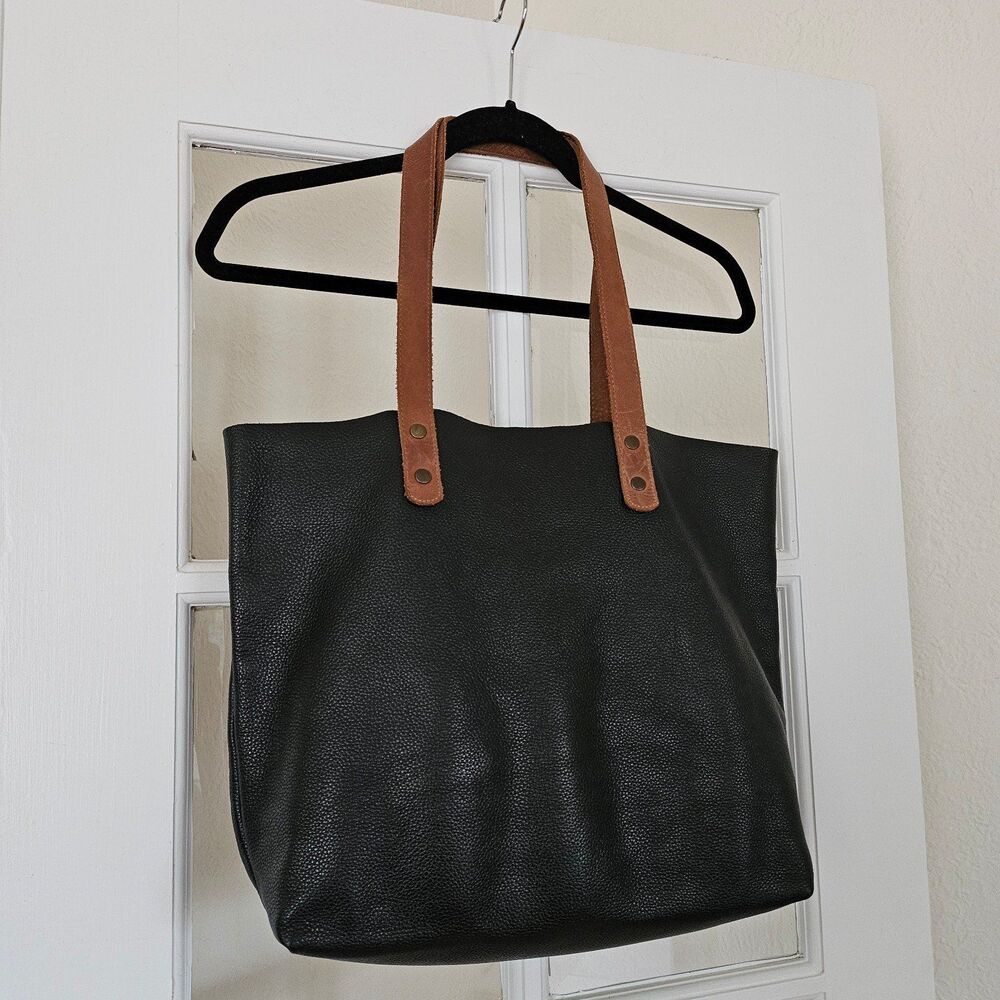 Leah Lerner Leather Tote